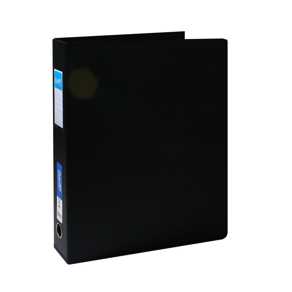 Bantex Ring Binder Upright A3 4D Ring 65mm Black Hamelin Brands